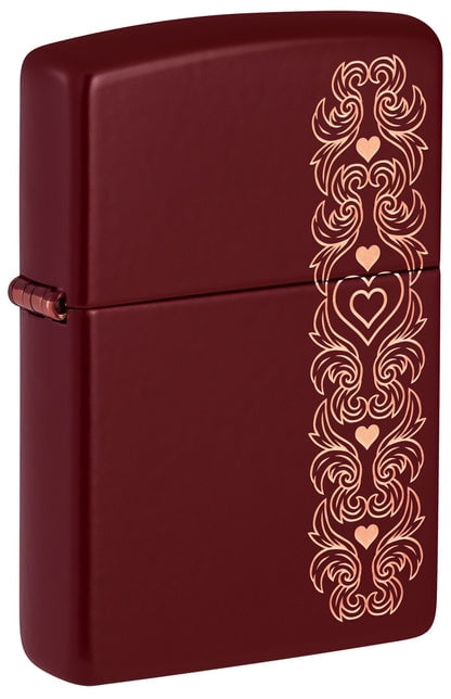 Zippo Lighter - Customized Engraved Message Windproof Love Pattern Design 46296