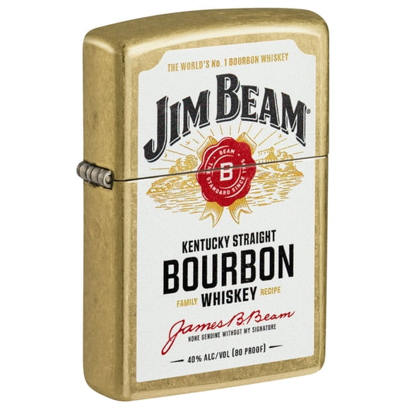 Zippo Lighter - Customized Engraved Message on Windproof Jim Beam 46305