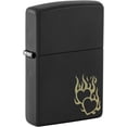 thumbnail image 1 of Zippo Lighter - Customized Message Hearts Fire, Engraved - Black Matte 46004, 1 of 9