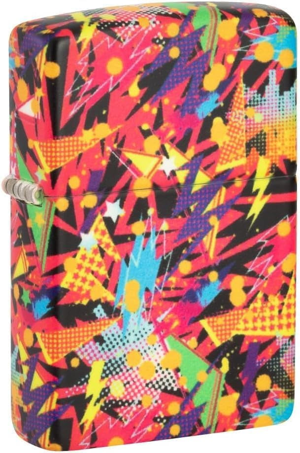 Zippo Lighter - Customized Message on Retro , Glow-in-The-Dark - 540 Color 46008