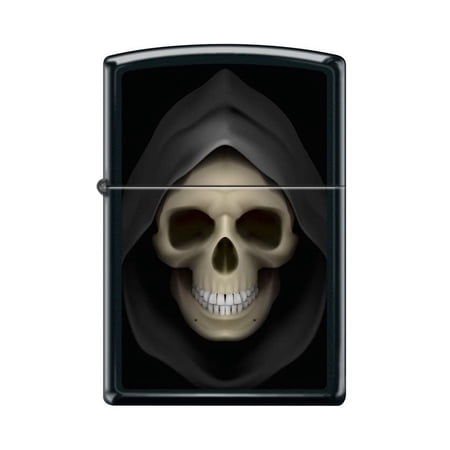 Zippo Lighter-Death Grim Reaper Black Matte Windproof Lighter #Z5479