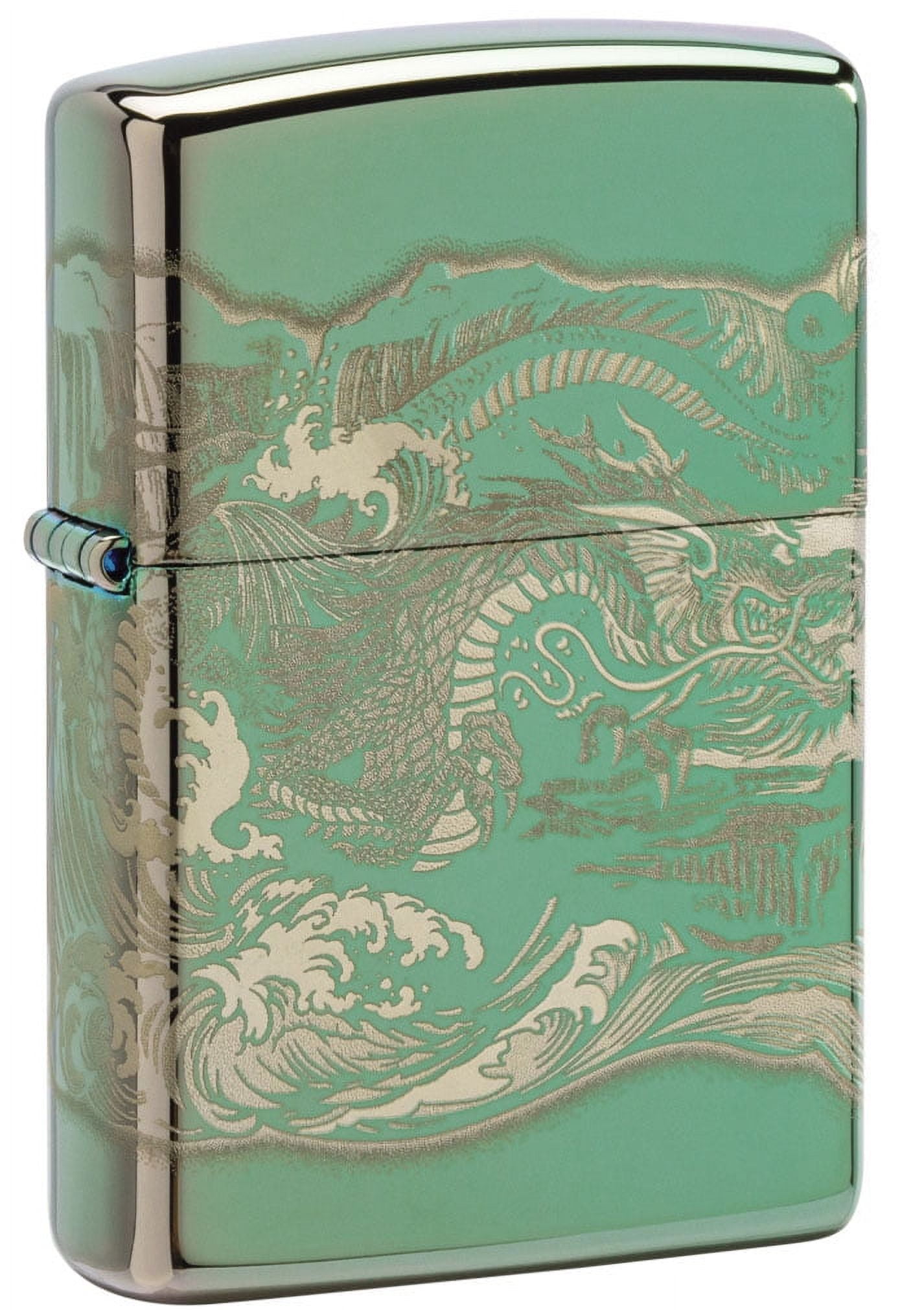 【海外 正規品】 Tiger, and Dragon Lighter: Zippo Engraved Chameleon - 360 ジェルネイル・ネイルシール
