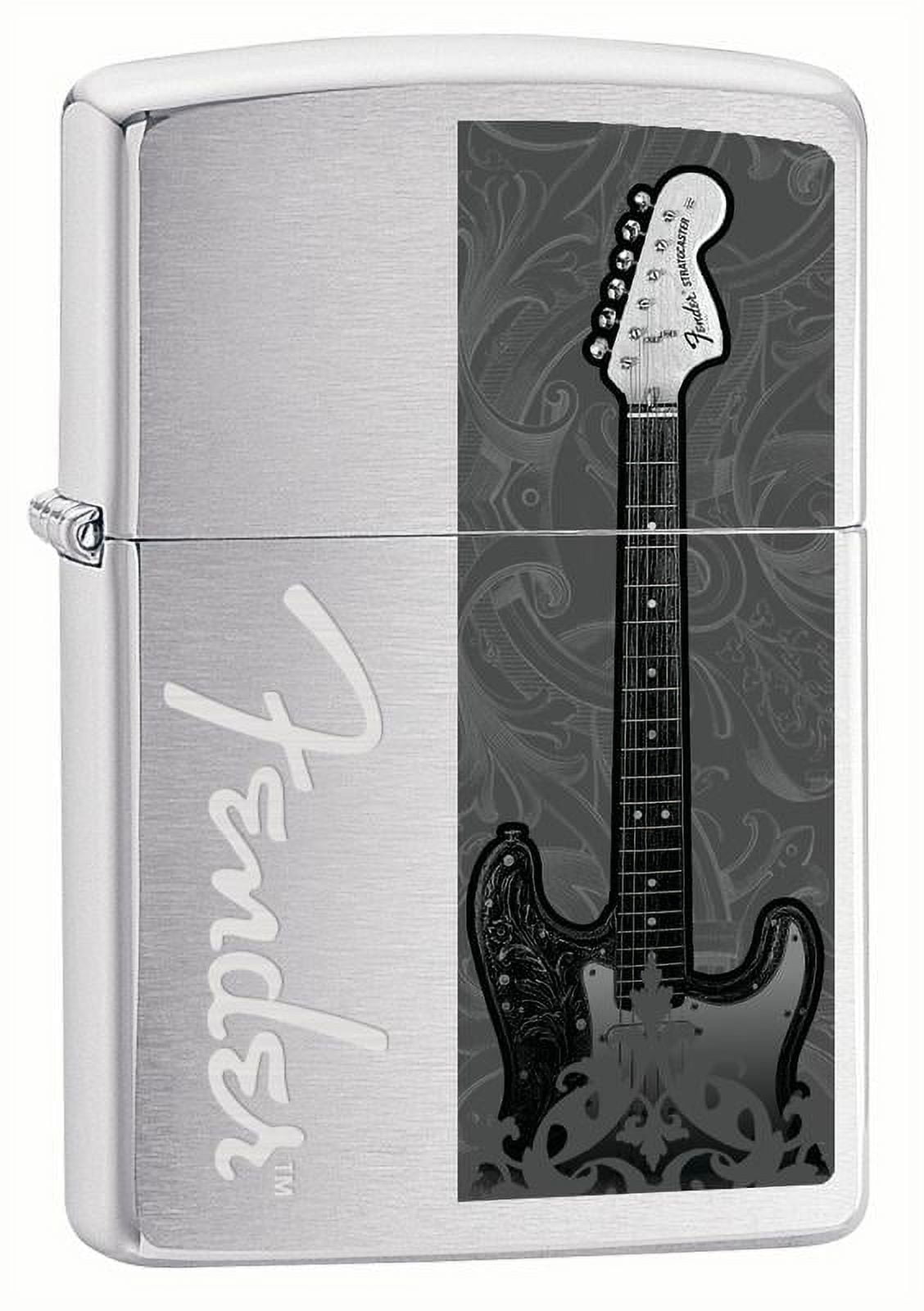 Fender創立50周年記念Zippoライター＋3フリント Yahoo!オークション - 未使用 ZIPPO ジッポー Fender