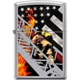 thumbnail image 1 of Zippo Lighter-Fireman Street Chrome Windproof Lighter #Z5377, 1 of 6