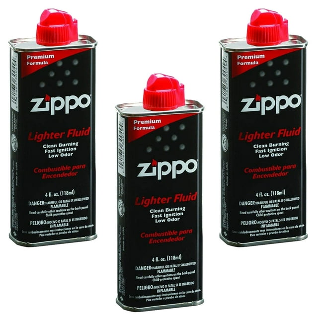 Zippo Lighter Fluid 4 oz (Pack of 3)