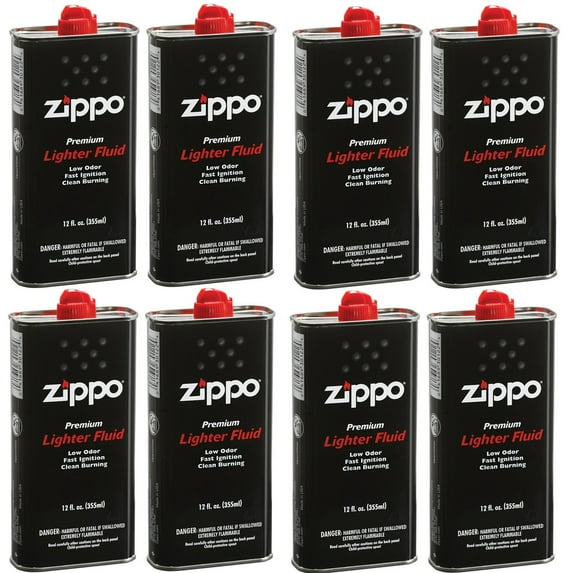 Zippo Lighter Fluid Fuel 12 fl.oz - 8 Value Pack