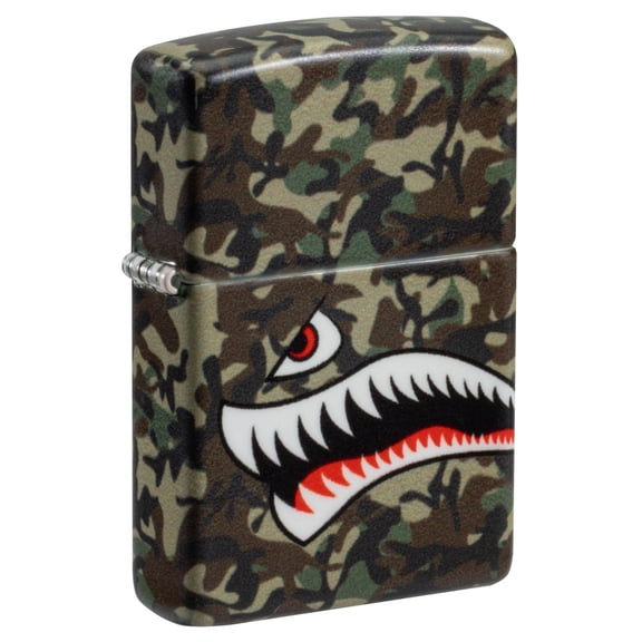 Zippo Lighter: Flying Tigers Nose Art - 540 Color 81690
