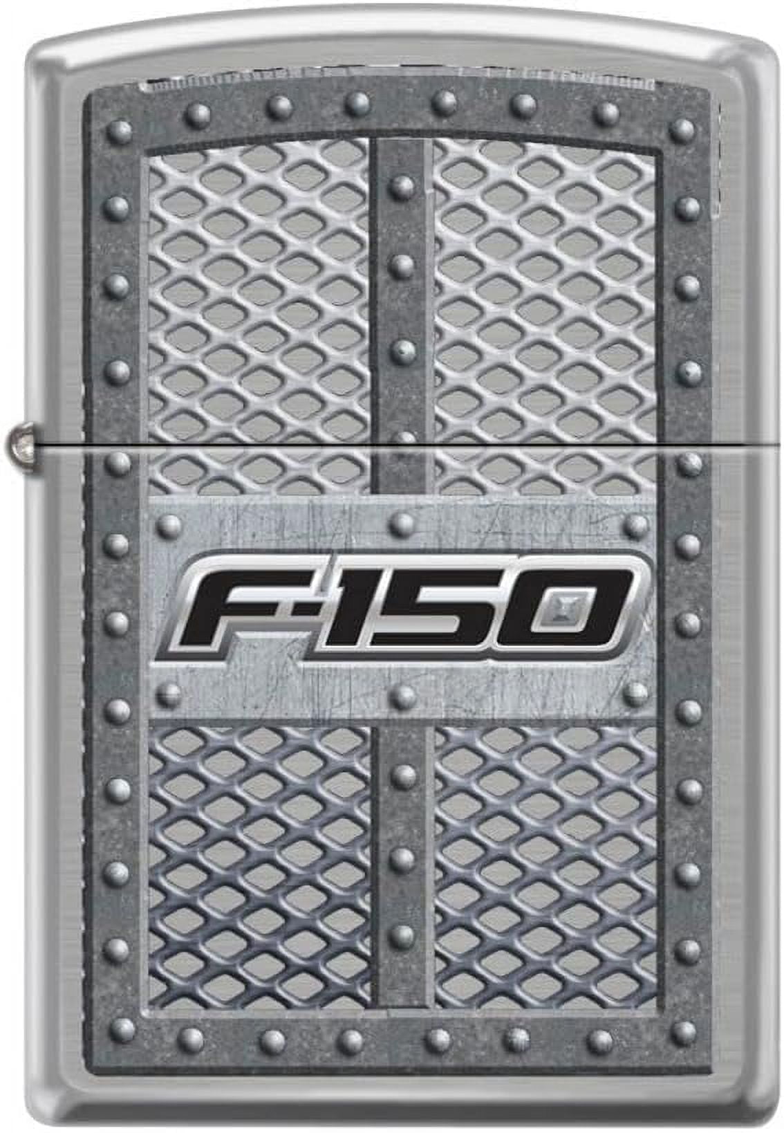 Zippo Lighter- Ford F-150 Truck Brushed Chrome Windproof Lighter #Z5107