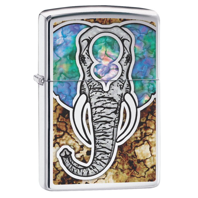 Lighter - Flying Elephant High Polish Chrome Lighter - Flying Elephant High Polish Chrome