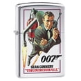 thumbnail image 1 of Zippo Lighter: James Bond 007 Thunderball - High Polish Chrome 79341, 1 of 3