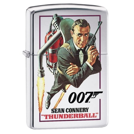 Zippo Lighter: James Bond 007 Thunderball - High Polish Chrome 79341