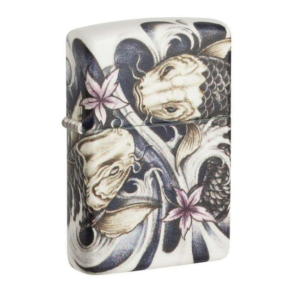 Zippo Lighter: Koi Fish, 540 Color - Matte 48393