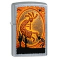 thumbnail image 1 of Zippo Lighter - Kokopelli Southwestern Street Chrome, 1 of 2