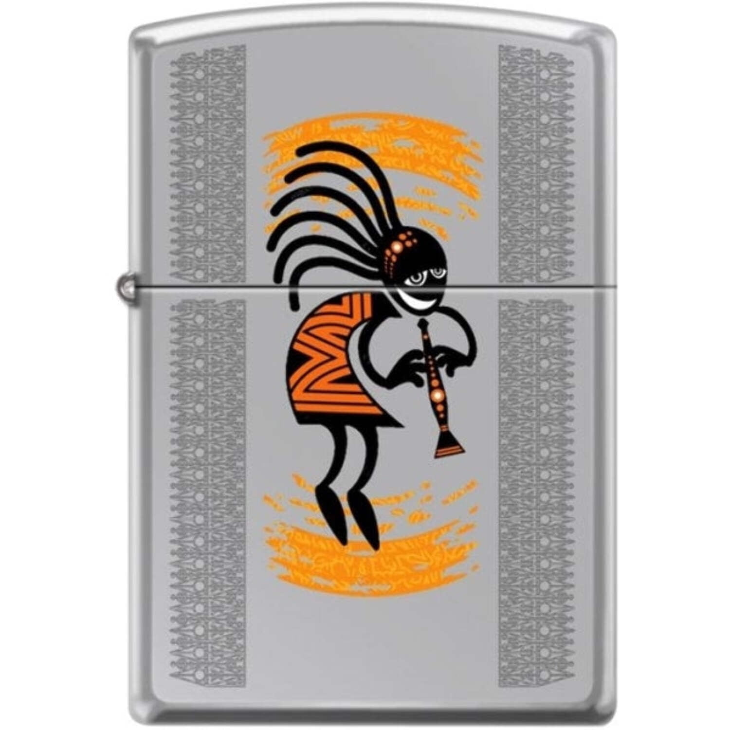 Zippo Lighter - Kokopelli High Polished Chrome