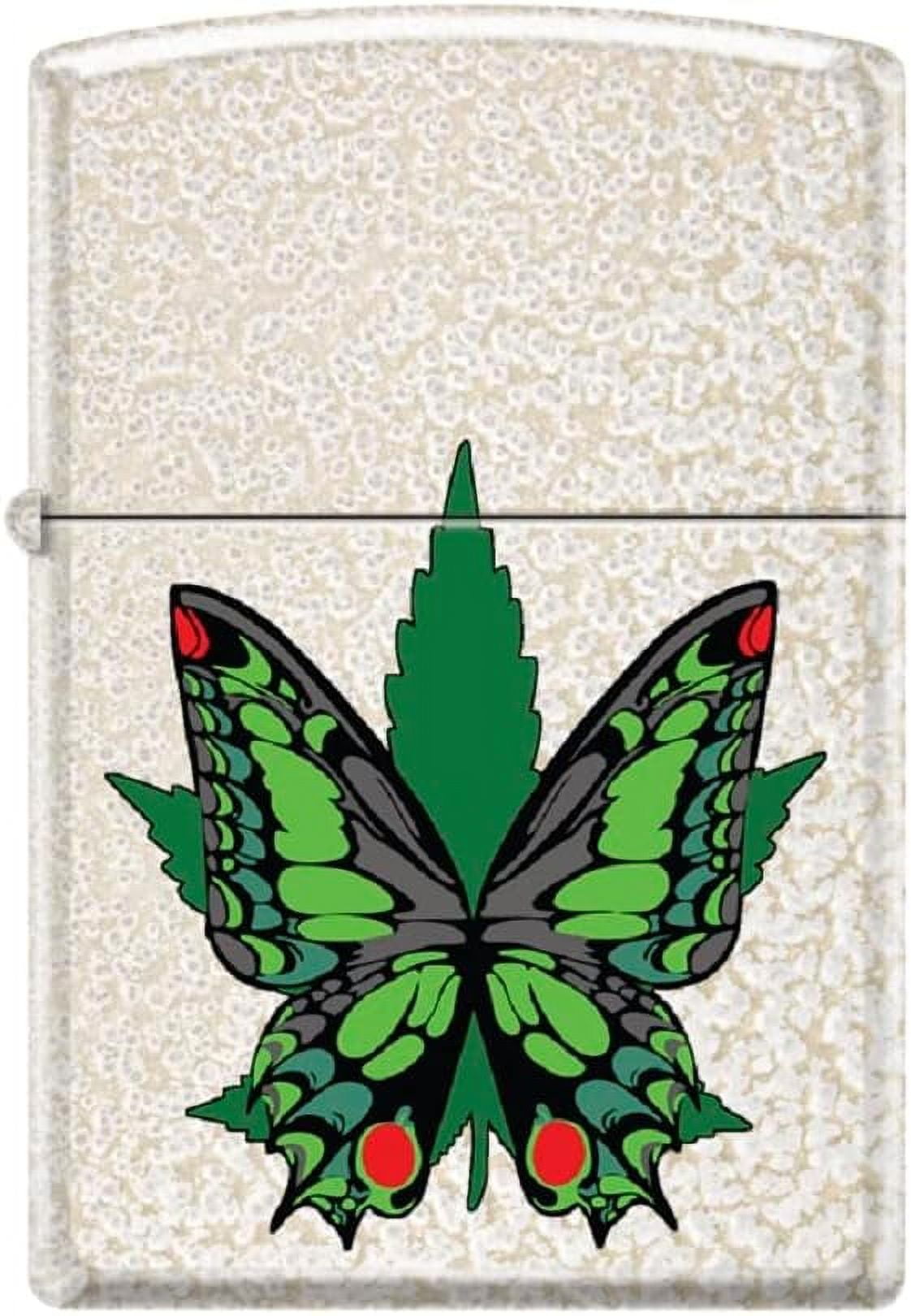 Zippo Lighter - Leaf Designs Indoor Outdoor Zippo Lighter Leaf Butterfly #Z6023