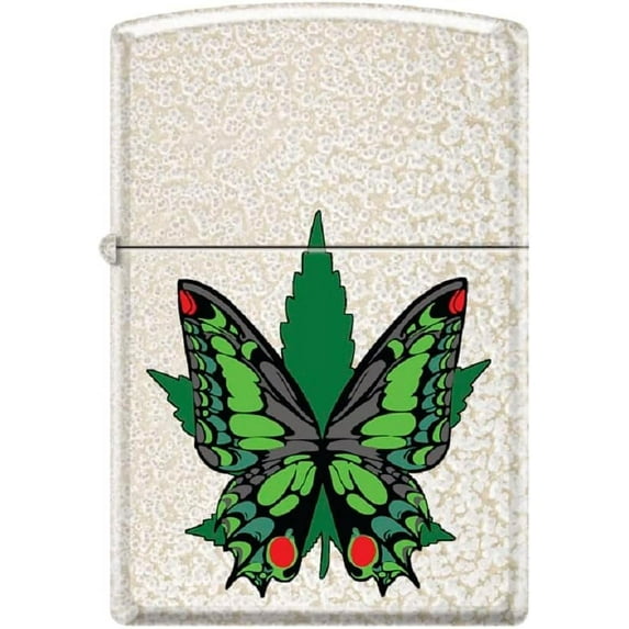 Zippo Lighter - Leaf Designs Indoor Outdoor Zippo Lighter Leaf Butterfly #Z6023
