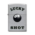 thumbnail image 1 of Zippo Lighter-Lucky Shot Street Chrome Windproof Lighter #Z5386, 1 of 6