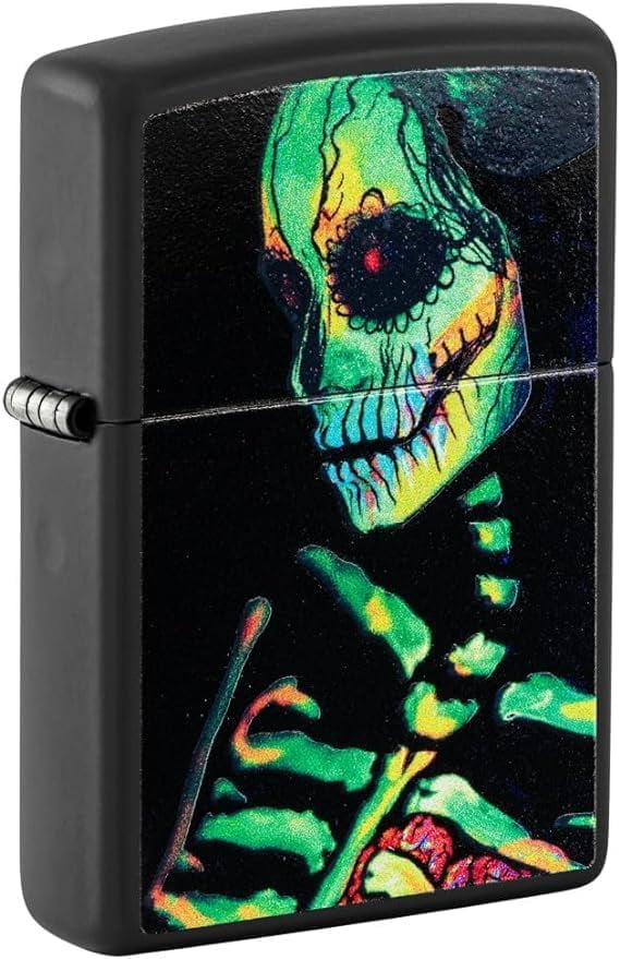 Zippo Lighter - Message for Fire Fighter Windproof Lighter (Black Light 48761)