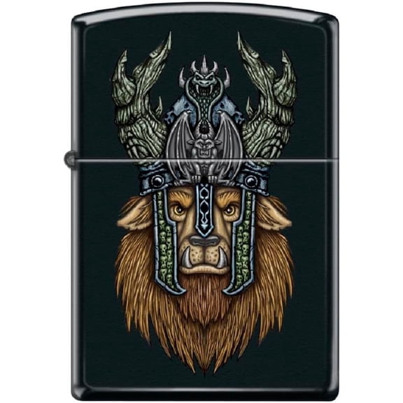 Zippo Lighter- Odin Viking Norse Windproof Lighter (Lion King #Z6040)