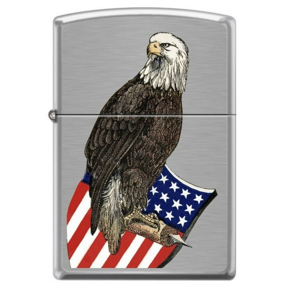 Zippo Lighter Old Abe Pride with American Flag Patriotic