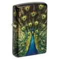 thumbnail image 1 of Zippo Lighter: Peacock Design - 540 Tumbled Brass 48846, 1 of 4