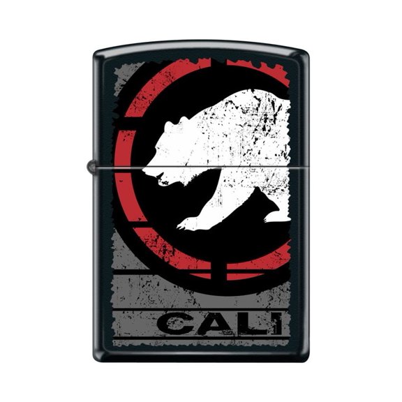 Zippo Lighter - Personalized Custom Message Engrave Cali Bear Z5163