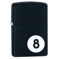thumbnail image 1 of Zippo Lighter - Personalized Custom Message Engrave on Back for Billiards 8-Ball Pool (Black 28432), 1 of 7