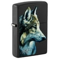 thumbnail image 1 of Zippo Lighter - Personalized Custom Message Engraved on Backside Animal Design Windproof Lighter (Linda Pickens Wolf 48598), 1 of 7