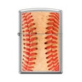 thumbnail image 1 of Zippo Lighter - Personalized Custom Message Engraved on Backside for Baseball Ball Stitching Street Chrome #Z5228, 1 of 7
