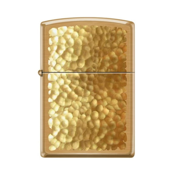 Zippo Lighter - Personalized Custom Message Engraved on Backside for Special Designs Windproof Lighter (Hammered Print Z5510)