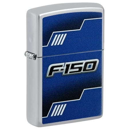Zippo Lighter - Personalized Customize Message Engrave on Backside for Ford Design Zippo Lighter (Ford F-150 48403)