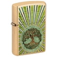 thumbnail image 1 of Zippo Lighter - Personalized Customize Message Engrave on Backside for Heart of The Tree (High Polish Brass #48391), 1 of 10