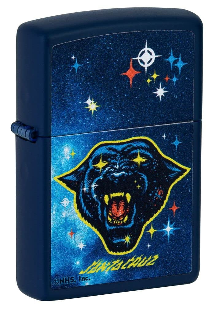 Zippo Lighter - Personalized Customize Message Engrave on Backside for Santa Cruz Design Zippo Lighter (Santa Cruz 49613)