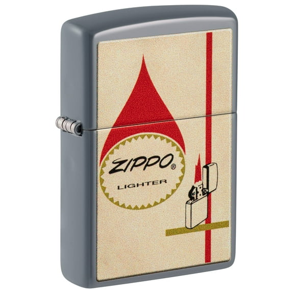Zippo Lighter - Personalized Customize Message Engrave on Backside for Zippo Brand Design Logo Lighter (Retro Vintage #48496)