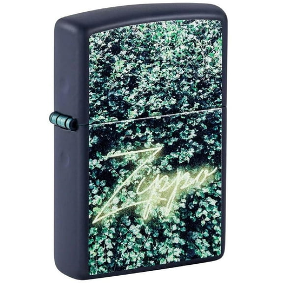 Zippo Lighter - Personalized Customize Message Engrave on Backside for Zippo Brand Design Logo Lighter (Zippo Design 48721)