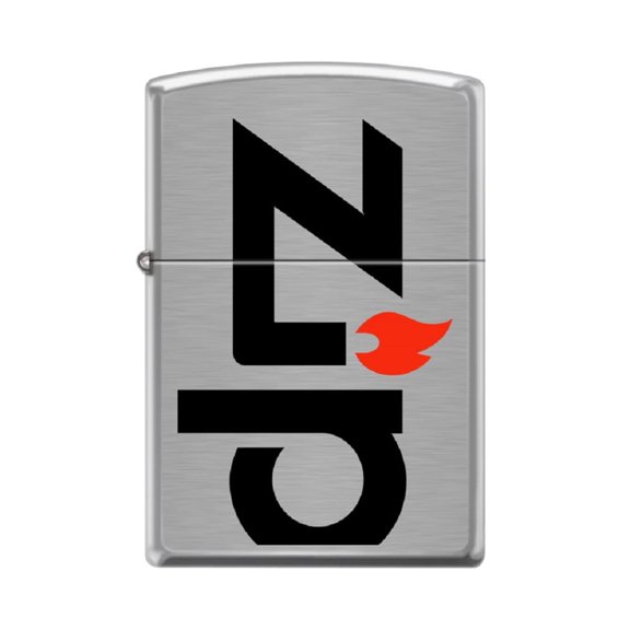 Zippo Lighter - Personalized Customize Message Engrave on Backside for Zippo Brand Design Logo Lighter (Zippo Large Font #Z6031)