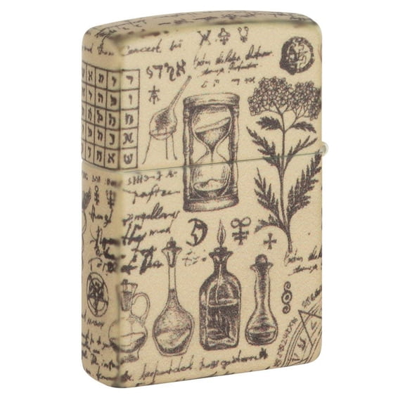 Zippo Lighter - Personalized Message Engraved on Backside Full Design 540 Color Style (Alchemy #49803)