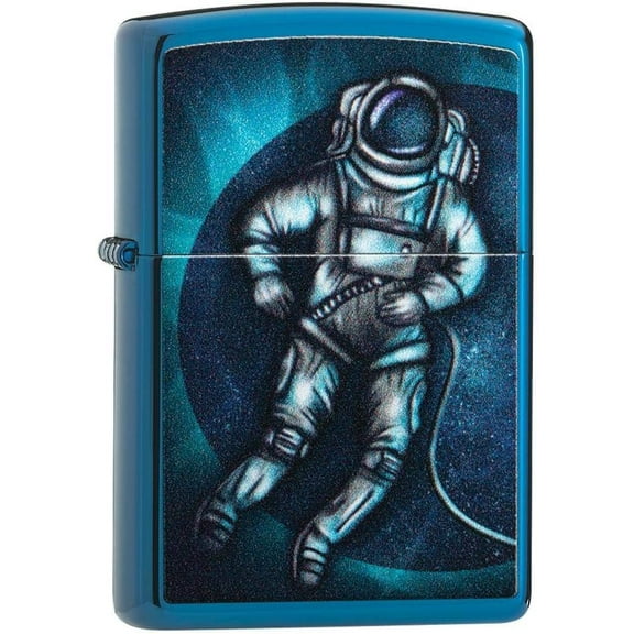 Zippo Lighter - Personalized Message Engraved on Backside Unique Classic High Polish Blue Windproof Lighter 20446
