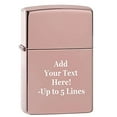 thumbnail image 1 of Zippo Lighter - Personalized Message Engraved on Backside Unique Colored Windproof Lighter (Rose Gold #49190), 1 of 7