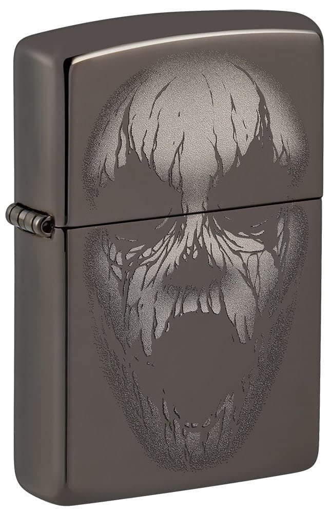 Zippo Lighter - Personalized Message Engraved on Backside Zombie Design Windproof Lighter (Monster #49799)