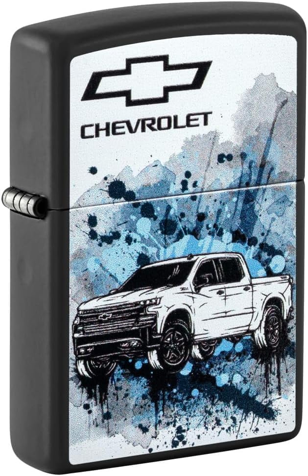 Zippo Lighter - Personalized Message Engraved on Backside for Chevy Chevrolet Windproof Lighter (Chevrolet Truck 48756)