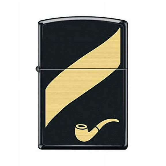 Zippo Lighter- Pipe Design Pipe Insert Windproof Lighter (Street Chrome #Z5548)