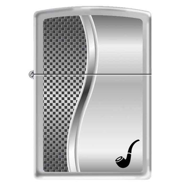 Zippo Lighter - Pipe Lighter Brushed Chrome
