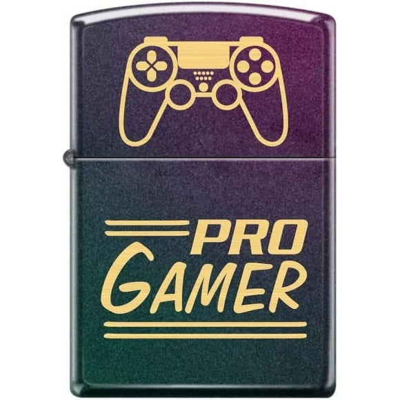 Zippo Lighter-Pro Gamer Controllers Iridescent Windproof Lighter #Z5464