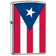 thumbnail image 1 of Zippo Lighter - Puerto Rico Puertorican Flag, 1 of 2