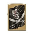 thumbnail image 1 of Zippo Lighter- Skull Design Windproof Lighter (Pirate Flag #Z6009), 1 of 6