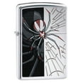 thumbnail image 1 of Zippo Lighter: Spider and Web - High Polish Chrome 81596, 1 of 1