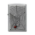 thumbnail image 1 of Zippo Lighter-Spiderweb Street Chrome Windproof Lighter #Z5401, 1 of 6