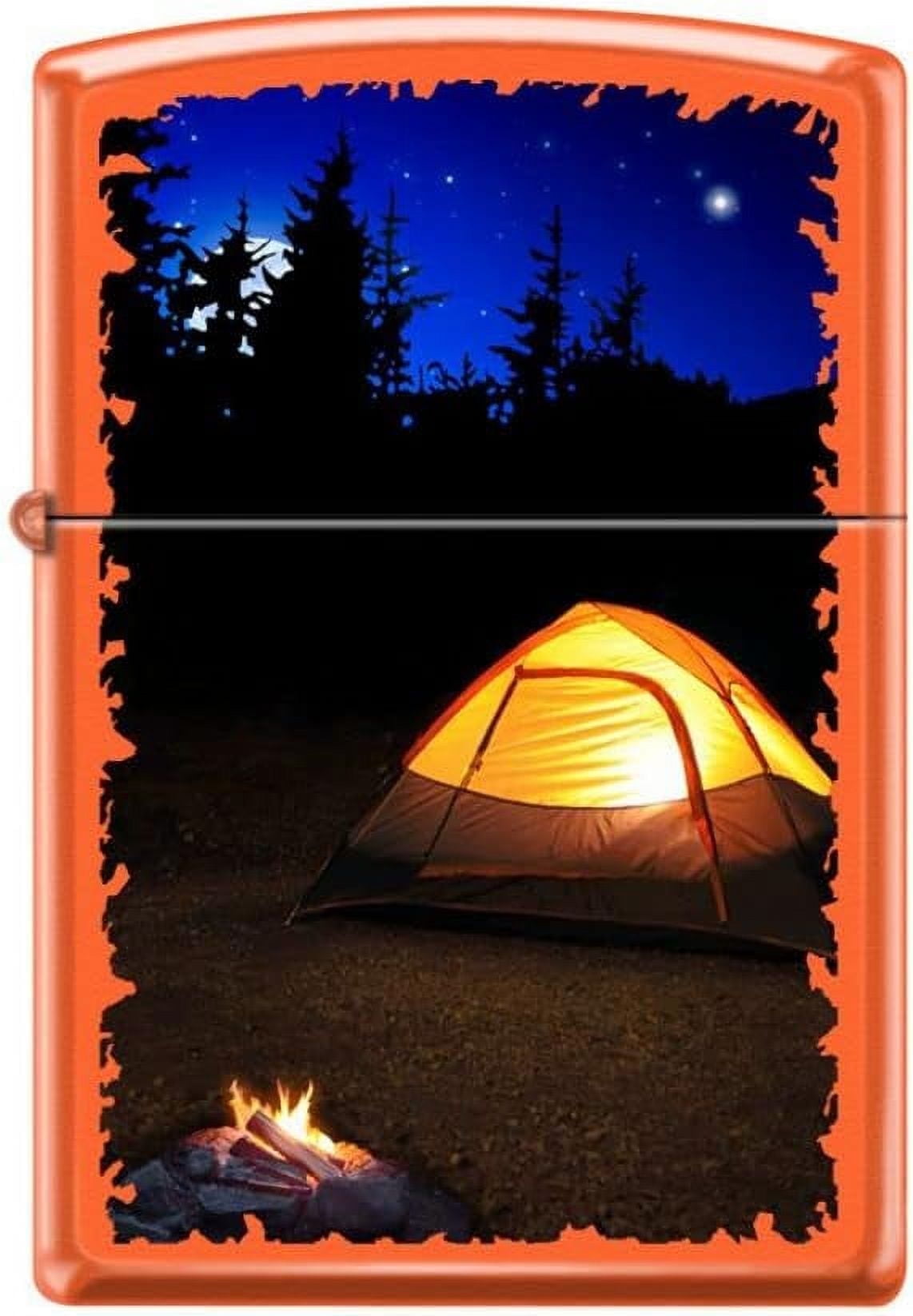 Zippo Lighter- Sports Game Soccer Football Tennis Golf Ski Windproof Lighter (Camping Tent Z5094)