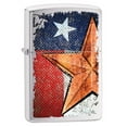 thumbnail image 1 of Zippo Lighter: Texas Flag and Star - Brushed Chrome 80671, 1 of 3